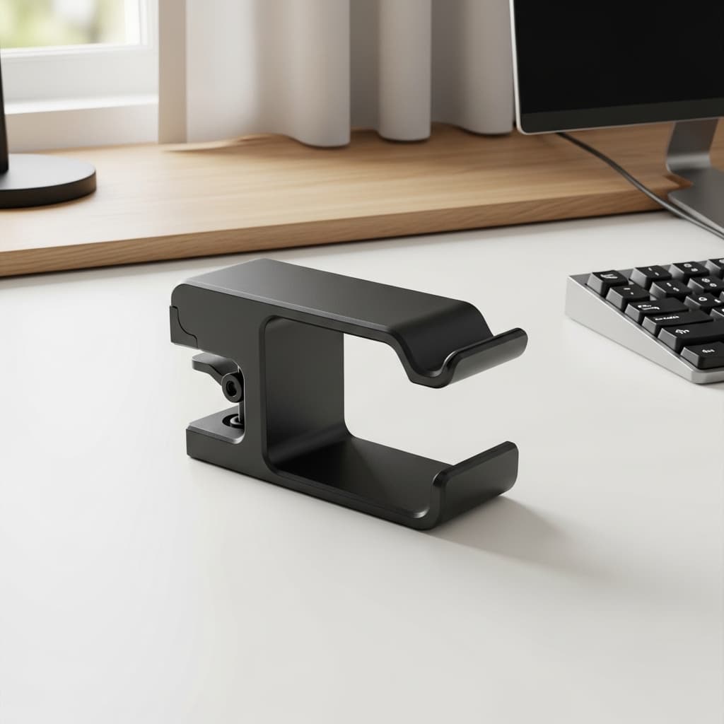 ERGOVO Support de Manette Sous Bureau – Fixation Sans Outil — accessoire Bureau ERGOVO fabriqué en France